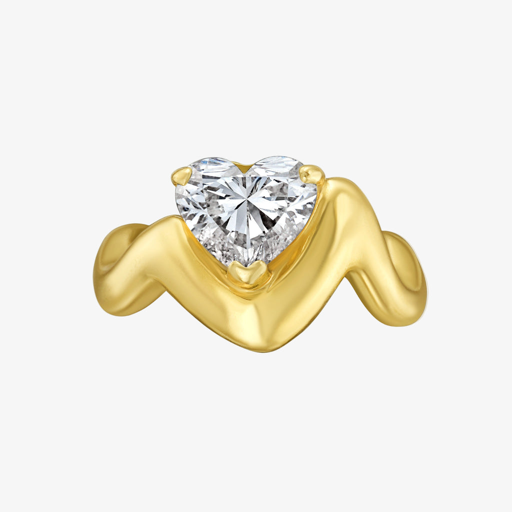 Heartbeat Pinky Ring