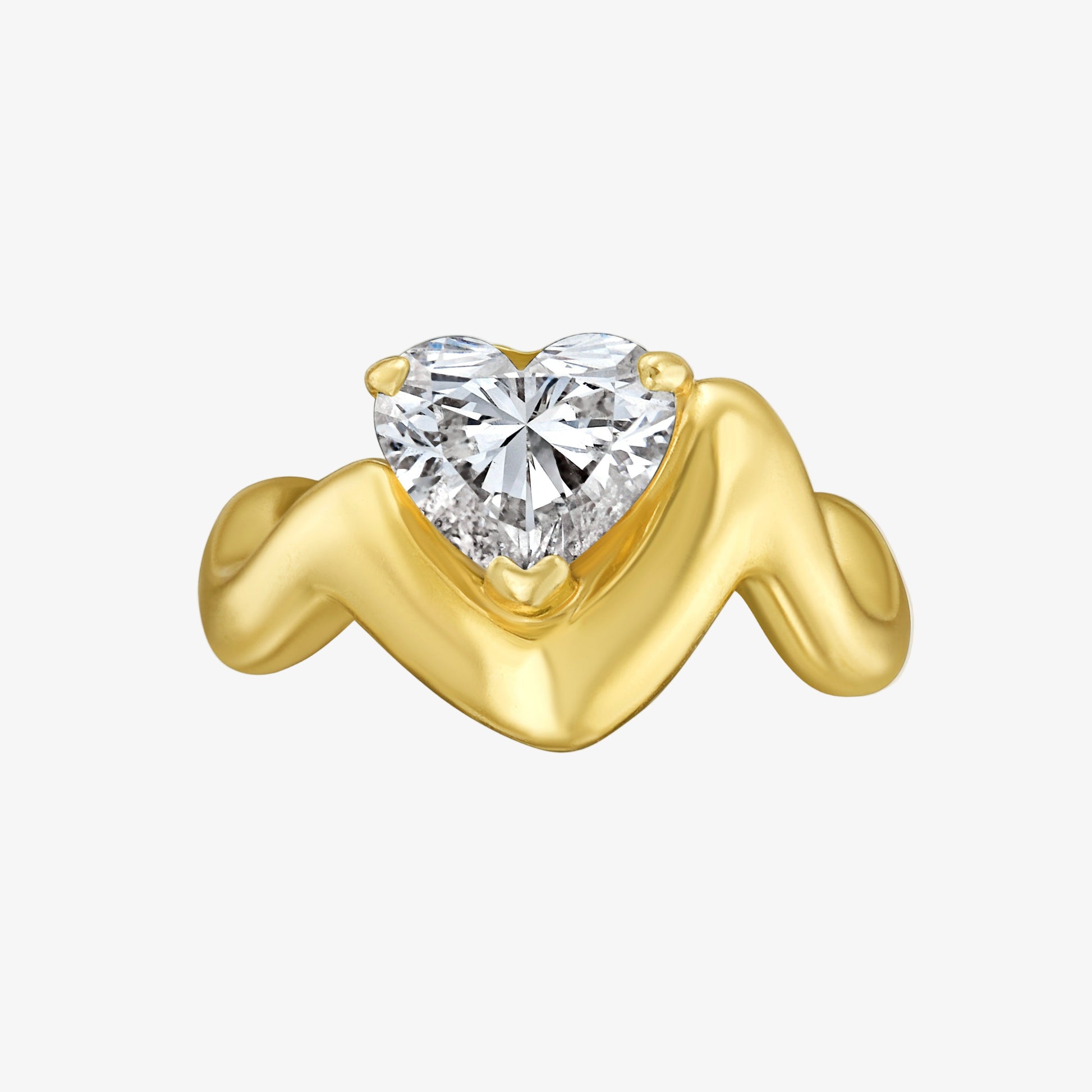 Heartbeat Pinky Ring