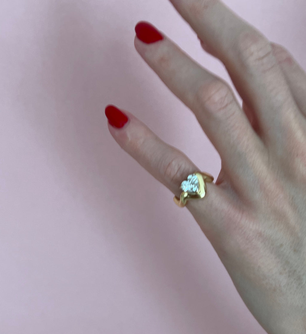 Heartbeat Pinky Ring