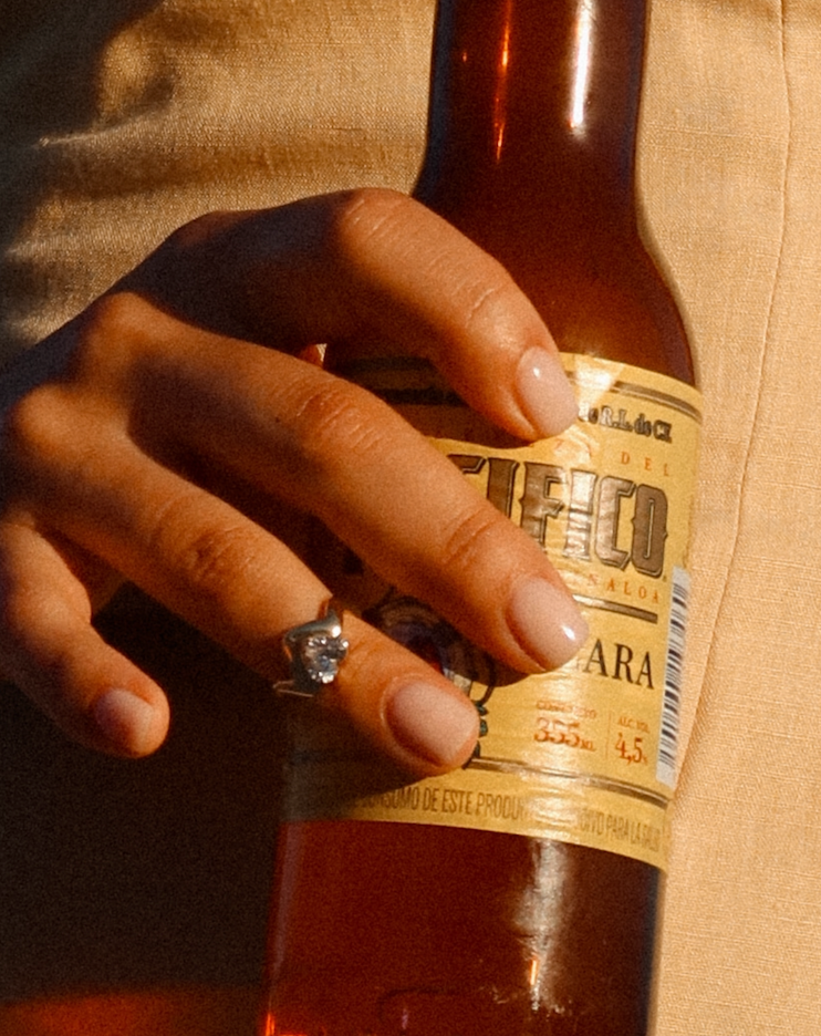 Heartbeat Pinky Ring